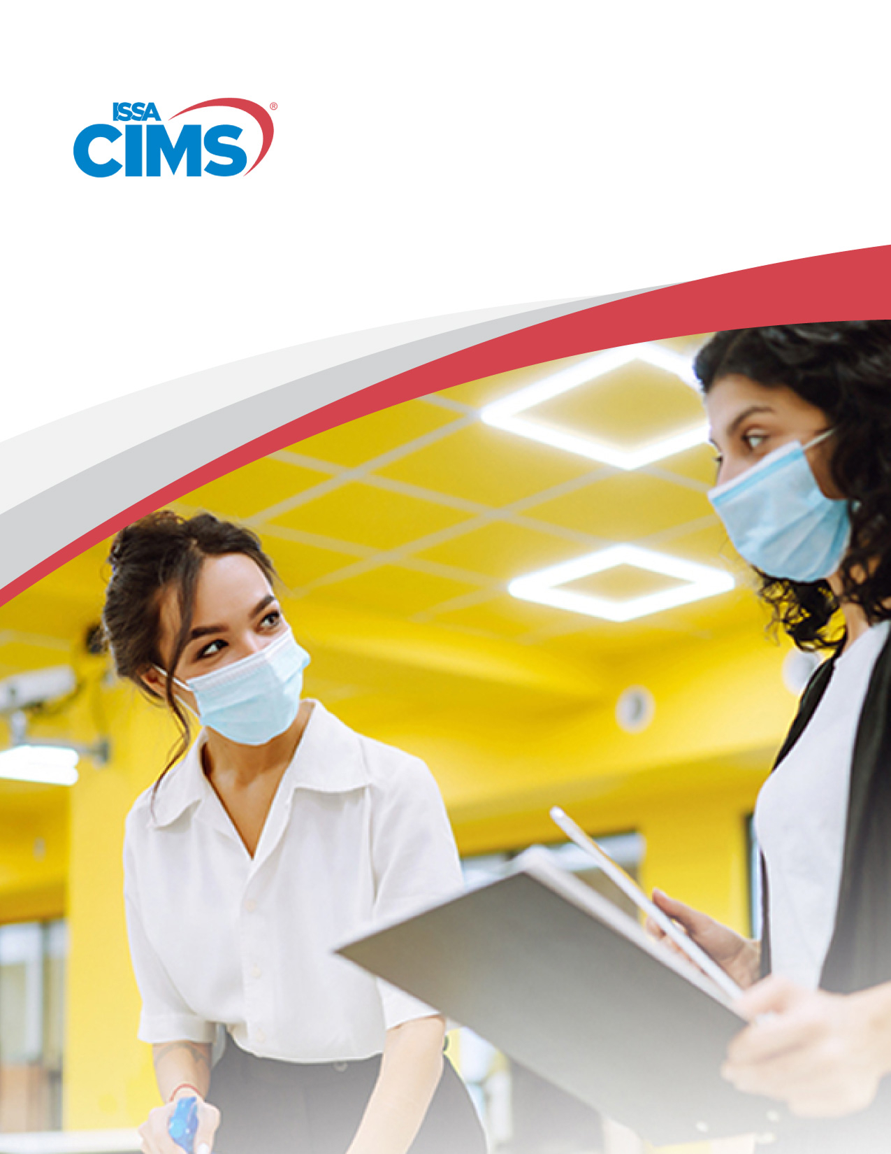 clean office building window with green trees outside